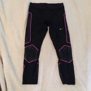 Nike flash tempo purple and black leggings
